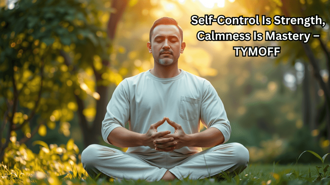 Self-Control Is Strength, Calmness Is Mastery – TYMOFF