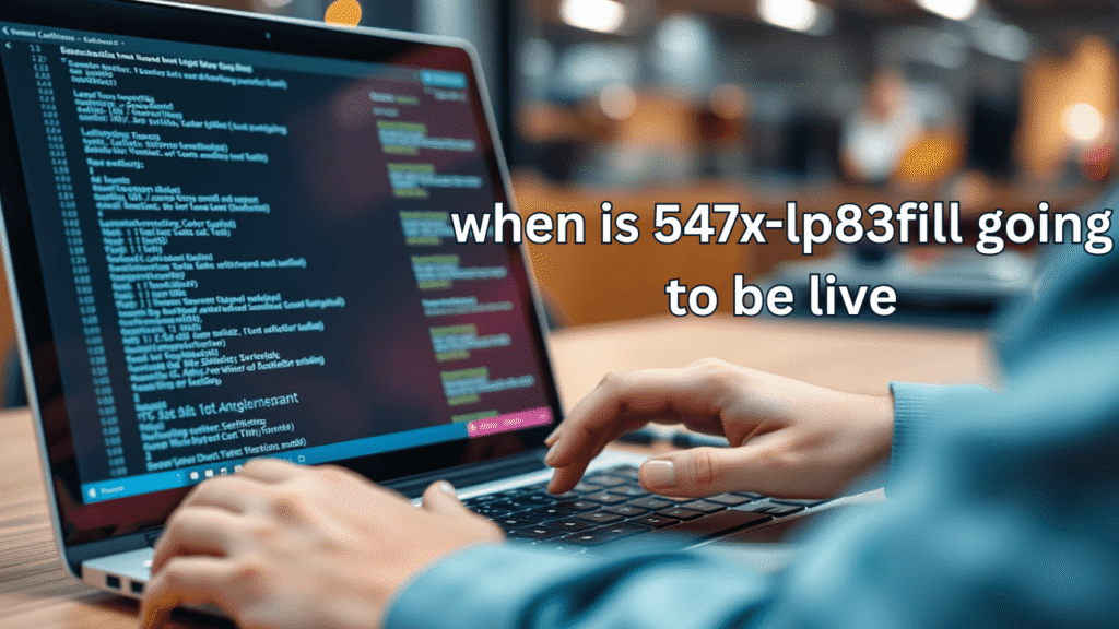 when is 547x-lp83fill going to be live