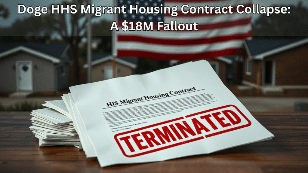 Doge HHS Migrant Housing Contract Collapse_ A $18M Fallout