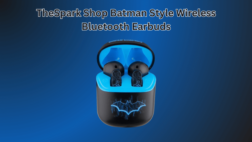 TheSpark Shop Batman Style Wireless Bluetooth Earbuds