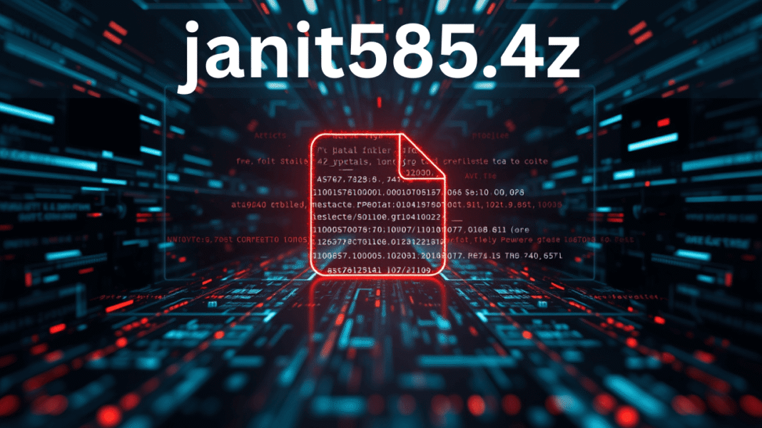 janit585.4z Cracking the Code of This Digital Mystery