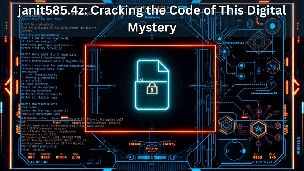 janit585.4z Cracking the Code of This Digital Mystery