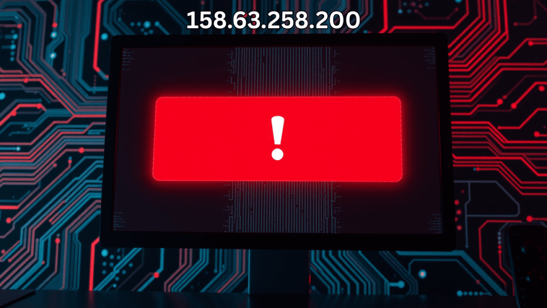 158.63.258.200_ IP Address Error That Says A Lot