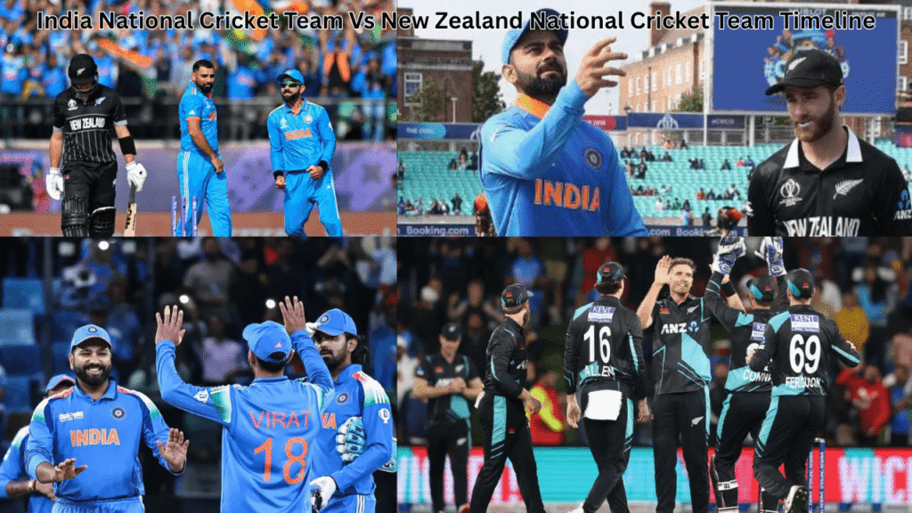 India National Cricket Team Vs New Zealand National Cricket Team Timeline