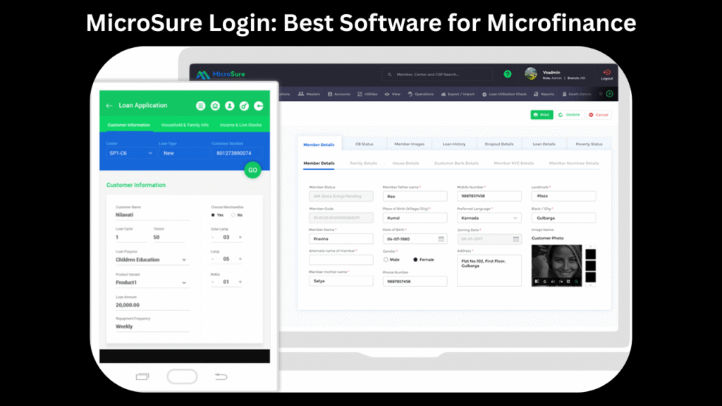 MicroSure Login_ Best Software for Microfinance
