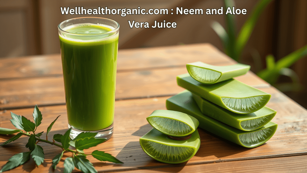Wellhealthorganic.com _ Neem and Aloe Vera Juice Guide
