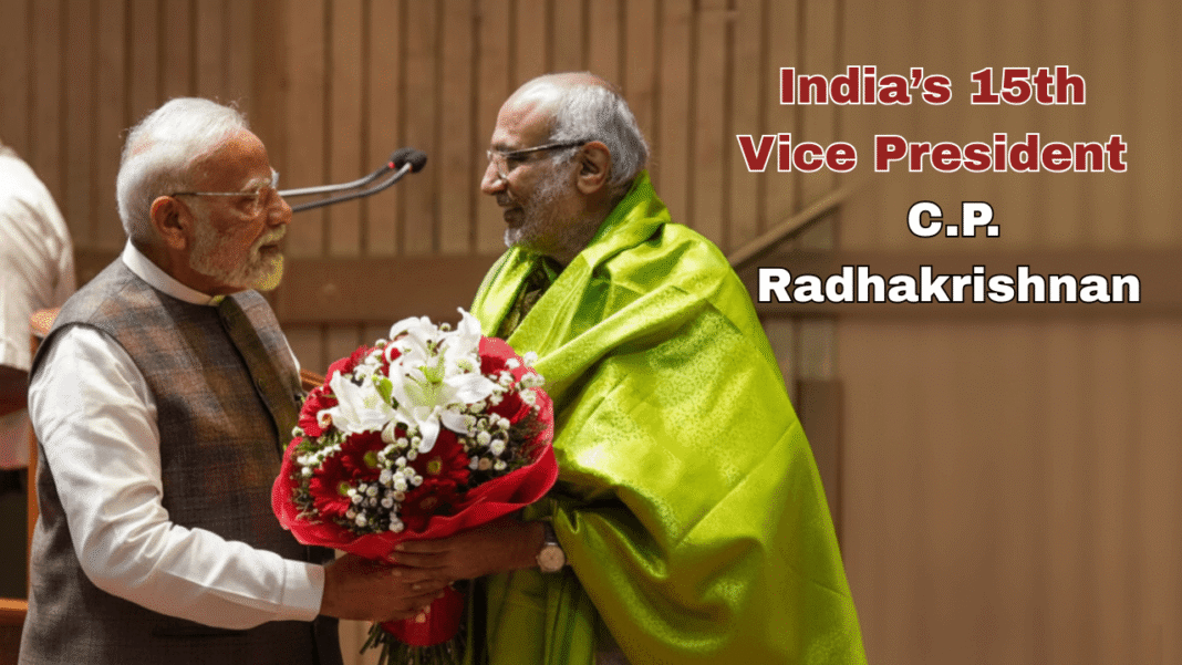 C.P. Radhakrishnan Elected as India’s 15th Vice President
