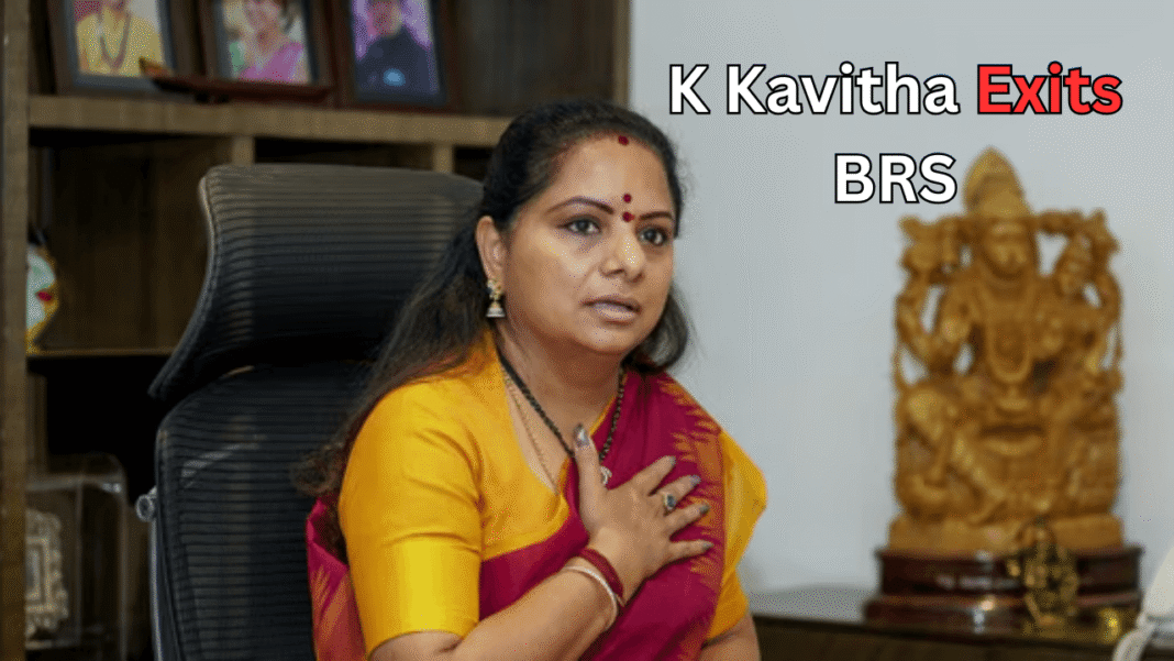 K Kavitha Exits BRS
